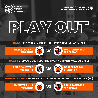 Basket femminile, serie A2: Torino ai play out contro Vigarano